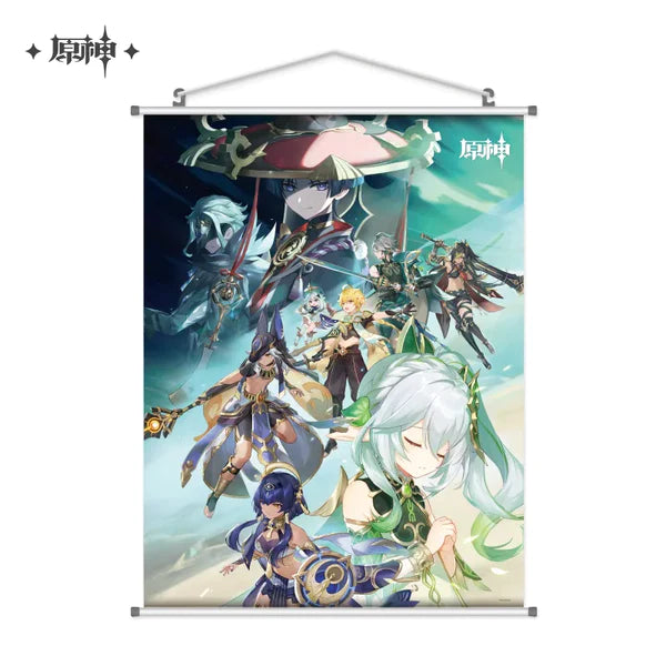 Genshin Impact Hang Up Poster Canvas King Deshret And The Three Magi