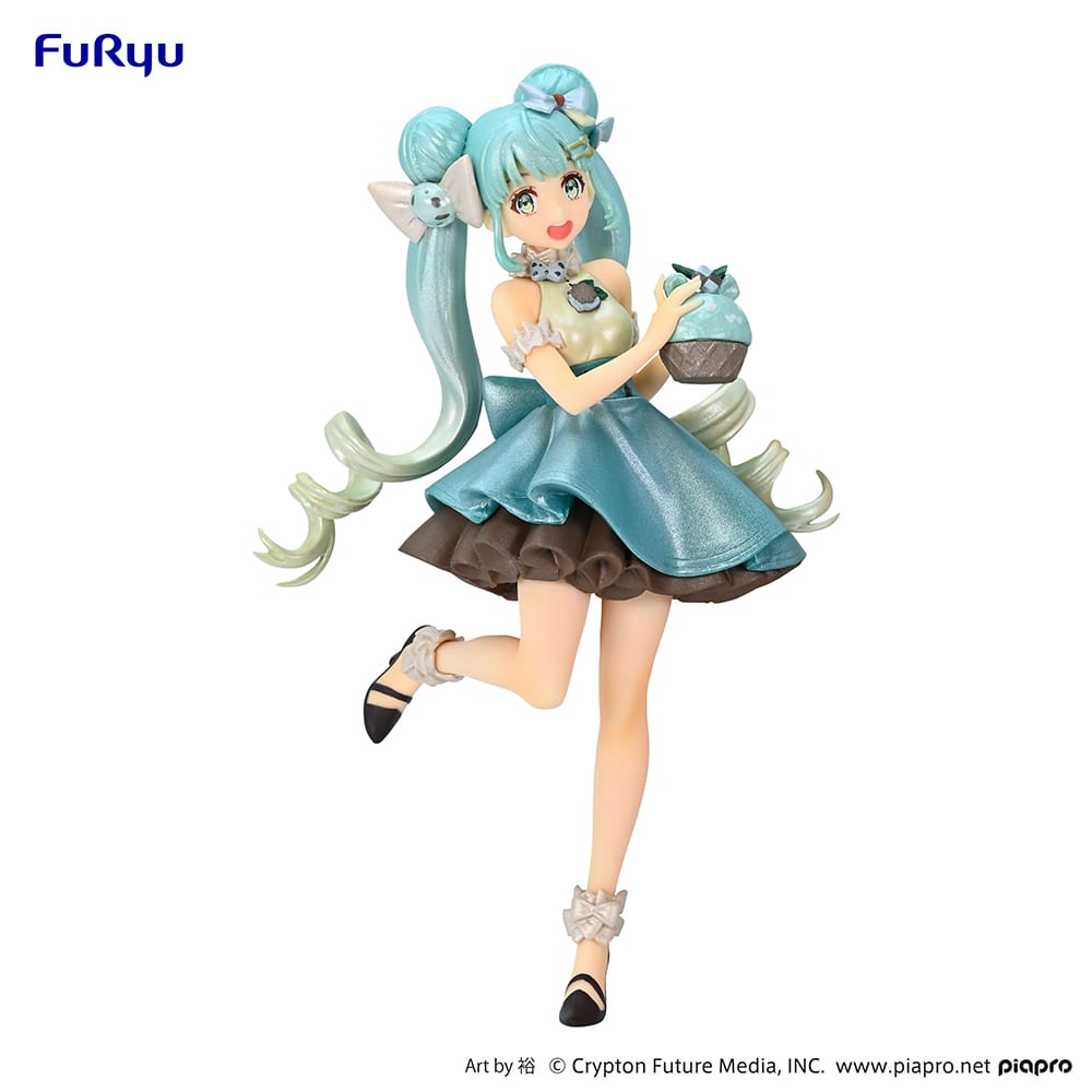 Hatsune Miku SweetSweets Series Figure-Hatsune Miku Chocolate Mint Pearl Color- - FuRyu Corporation - Glacier Hobbies