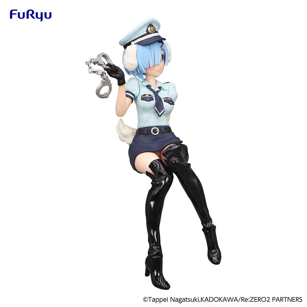 Re:ZERO -Starting Life in Another World- Noodle Stopper Figure Rem Police Officer Cap with Dog Ears - FuRyu Corporation - Glacier Hobbies