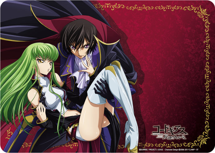 Lelouch & C.C. Revival "Code Geass Lelouch of the Rebellion" Character Rubber Mat - Glacier Hobbies - Broccoli