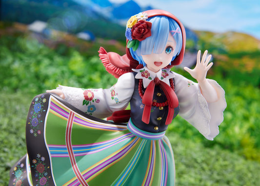 Re:ZERO -Starting Life in Another World- Rem Country Dress Ver. 1/7 Scale Figure - Glacier Hobbies - FuRyu Corporation