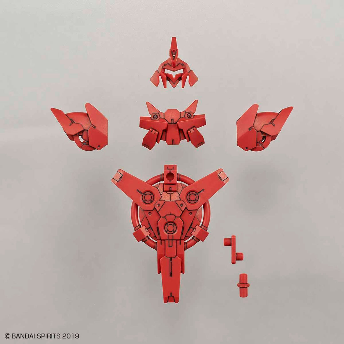 30mm Option Armor for Commander (Portanova/Red) - Glacier Hobbies - Bandai