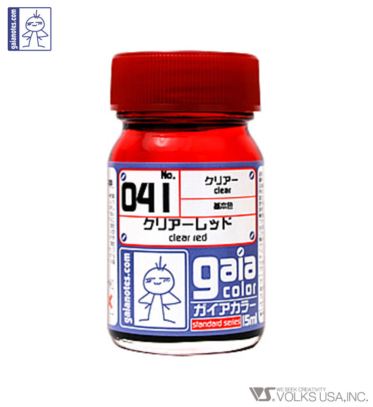 Gaia Clear Color 041 Clear Red - Glacier Hobbies - Gaia Notes