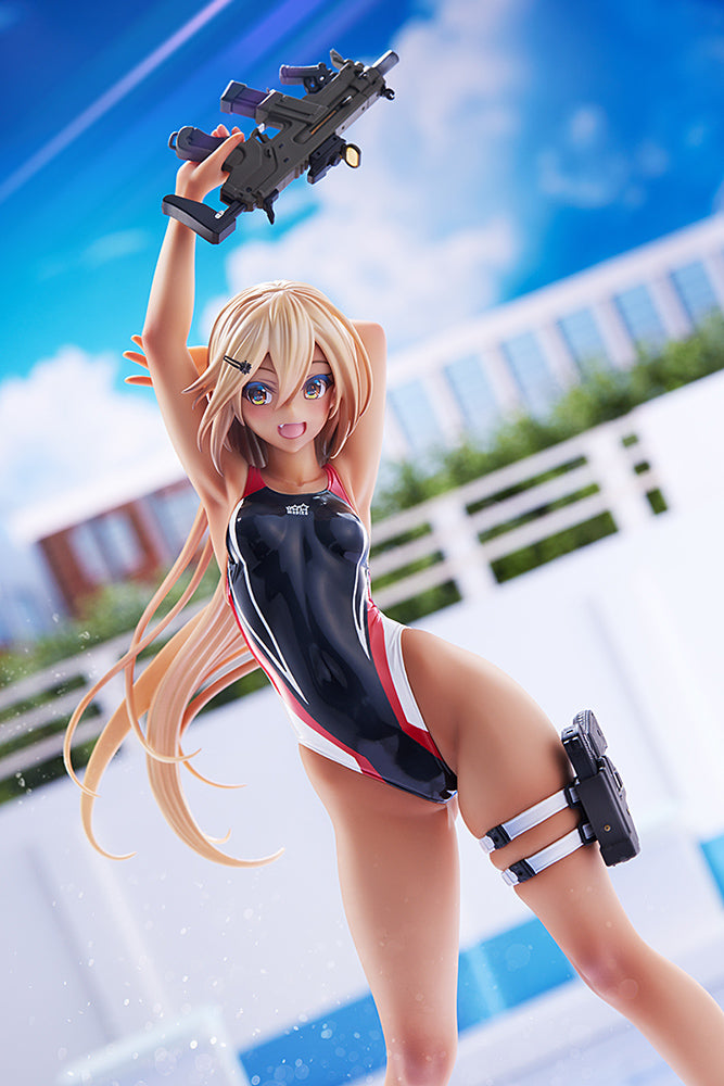 [PREORDER] Kouhai-chan of the Swimming Club Red Line Swimsuit Ver. - 1/7 Scale Figure - Glacier Hobbies - Amakuni