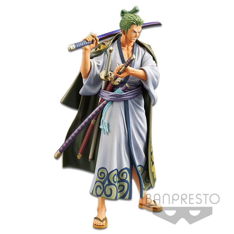 One Piece Dxf ~The Grandline Men~ Wanokuni Vol.2 Zoro - Prize Figure - Glacier Hobbies - Banpresto