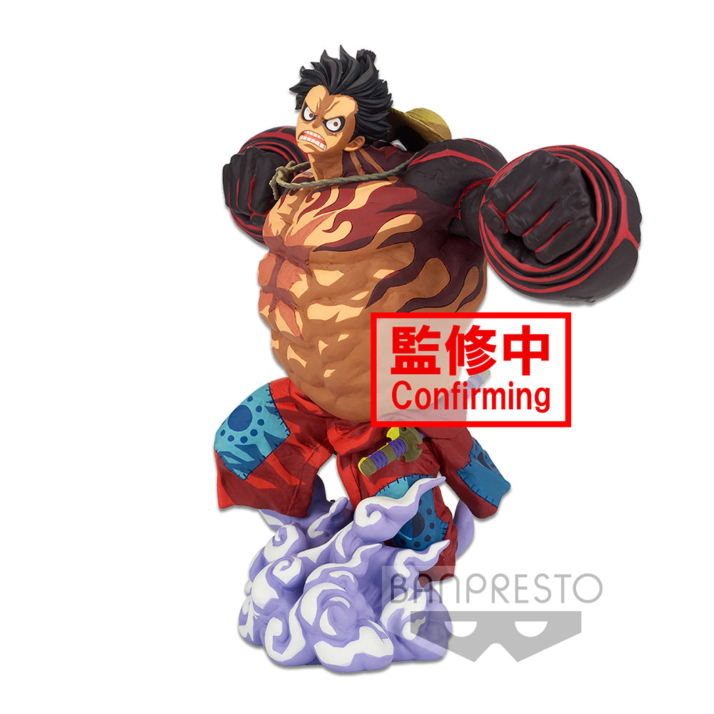 One Piece Banpresto World Figure Colosseum 3 Super Master Stars Piece The Monkey.D.Luffy Gear 4 [Two Dimensions] - Prize Figure - Glacier Hobbies - Banpresto