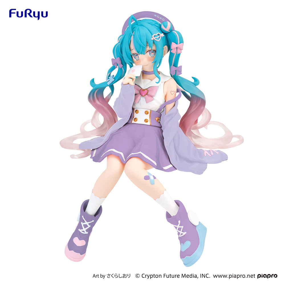 [PREORDER] Hatsune Miku Noodle Stopper Figure -Hatsune Miku Love Sailor Purple Color ver. - Prize Figure - Glacier Hobbies - FuRyu Corporation