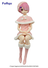Re:Zero Starting Life in Another World Noodle Stopper Figure-Ram -Snow Princess - Prize Figure - Glacier Hobbies - FuRyu Corporation