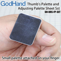 Godhand GH-BRS-FP-SET Thumb's Palette and Adjusting Palette Sheet 【Thumbs Palette】Set - Glacier Hobbies - GodHand