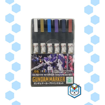 Gundam Marker Advanced Set (6 Markers) - Glacier Hobbies - GSI Creo