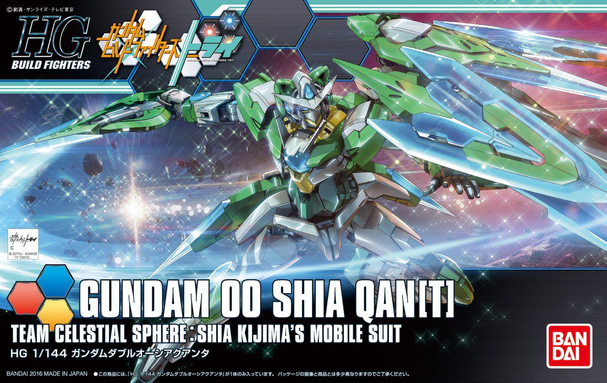 HGBF 1/144 Gundam 00 Shia Qan[T] - High Grade Gundam Build Fighters Try Island Wars | Glacier Hobbies