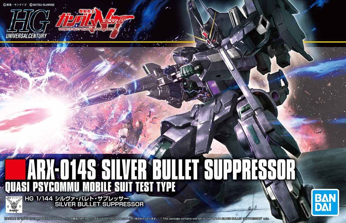 HGUC 1/144 Silver Bullet Suppressor - High Grade Mobile Suit Gundam Narrative | Glacier Hobbies