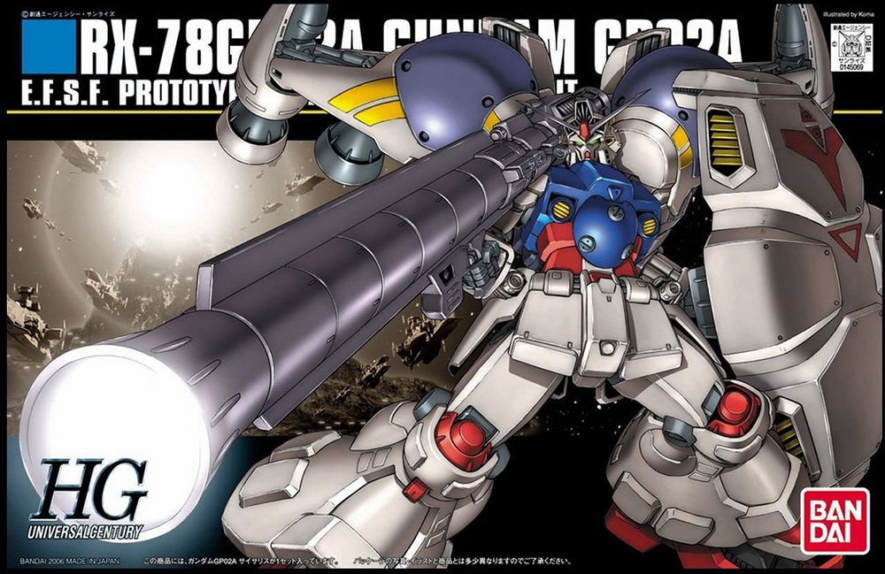 HGUC 1/144 Gundam GP02A - Glacier Hobbies - Bandai