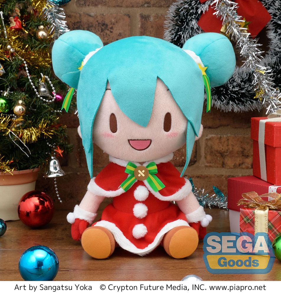 [PREORDER] Hatsune Miku Series SP Fluffy Plush "Hatsune Miku" Christmas 2021 - Glacier Hobbies - SEGA