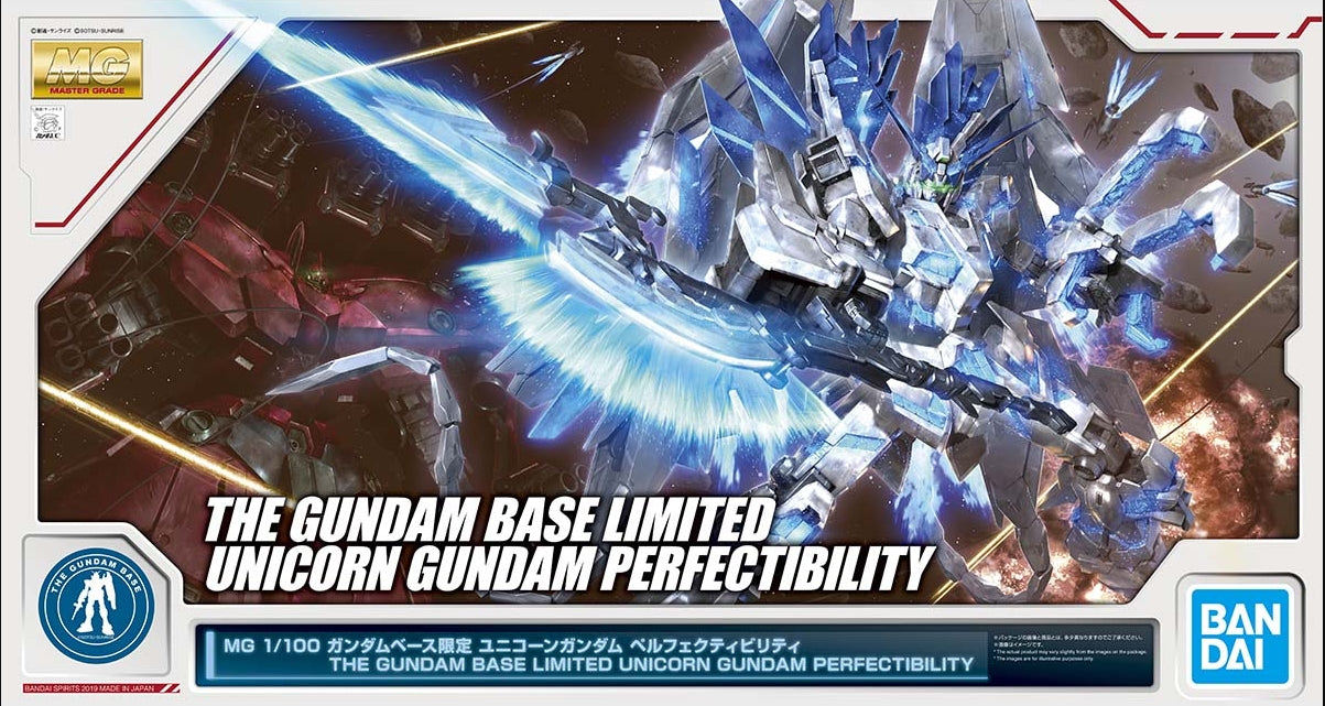 MG 1/100 Unicorn Gundam Perfectibility [The Gundam Base Limited] - Glacier Hobbies - Bandai