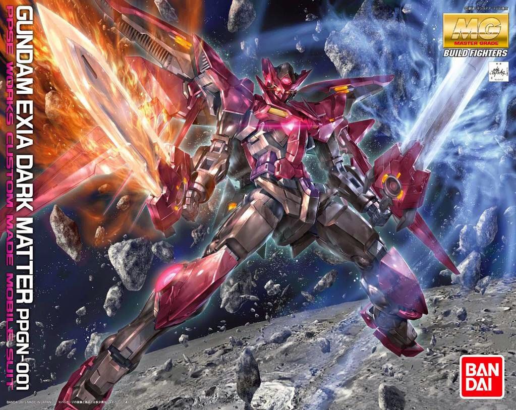 MG 1/100 Gundam Exia Dark Matter - Master Grade Gundam Build Fighters | Glacier Hobbies