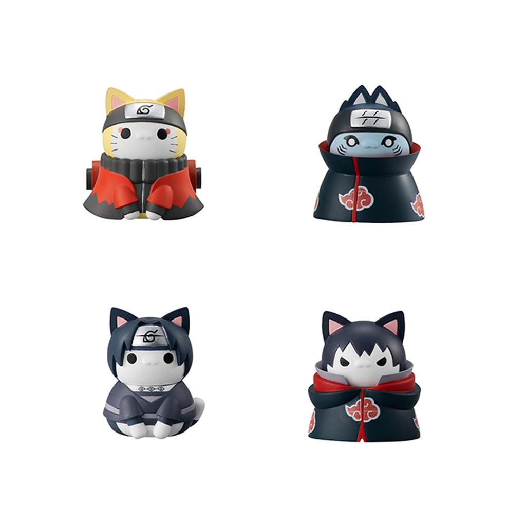 MEGA CAT PROJECT Nyaruto! NARUTO Shippuden Defense battle of village of Konoha! Set [with gift] - Non Scale Figure - Glacier Hobbies - MegaHouse