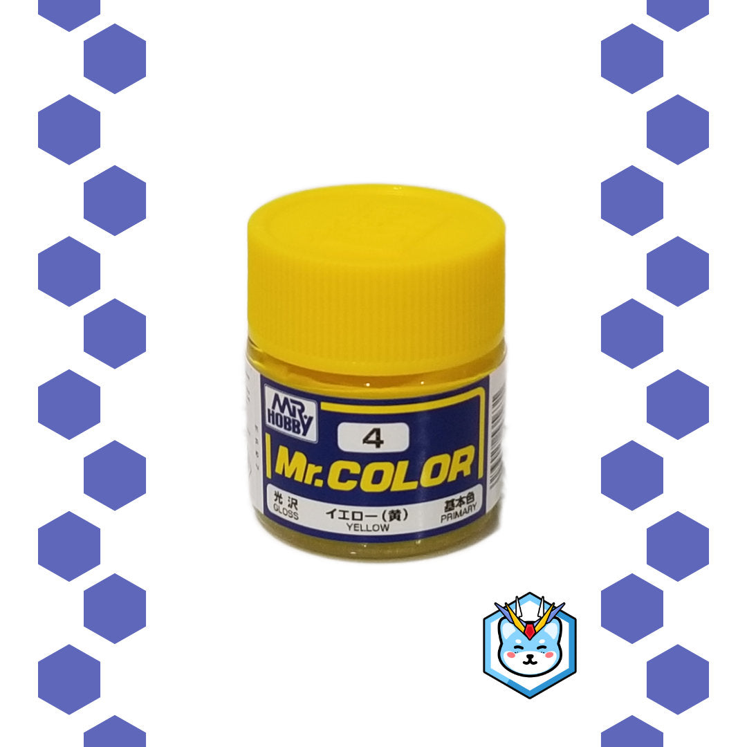 Mr. Color C4 Yellow - Glacier Hobbies - GSI Creo