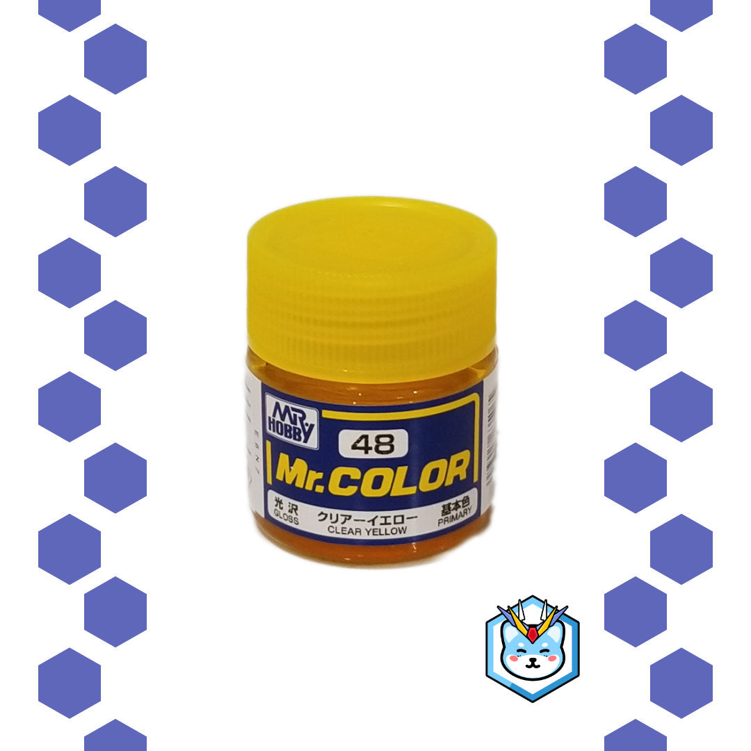 Mr. Color C48 Clear Yellow - Glacier Hobbies - GSI Creo