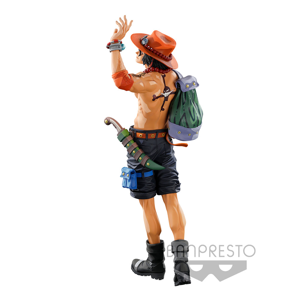 One Piece Banpresto World Figure Colosseum 3 Super Master Stars Piece The Portgas D. Ace [Two Dimensions] - Glacier Hobbies - Banpresto