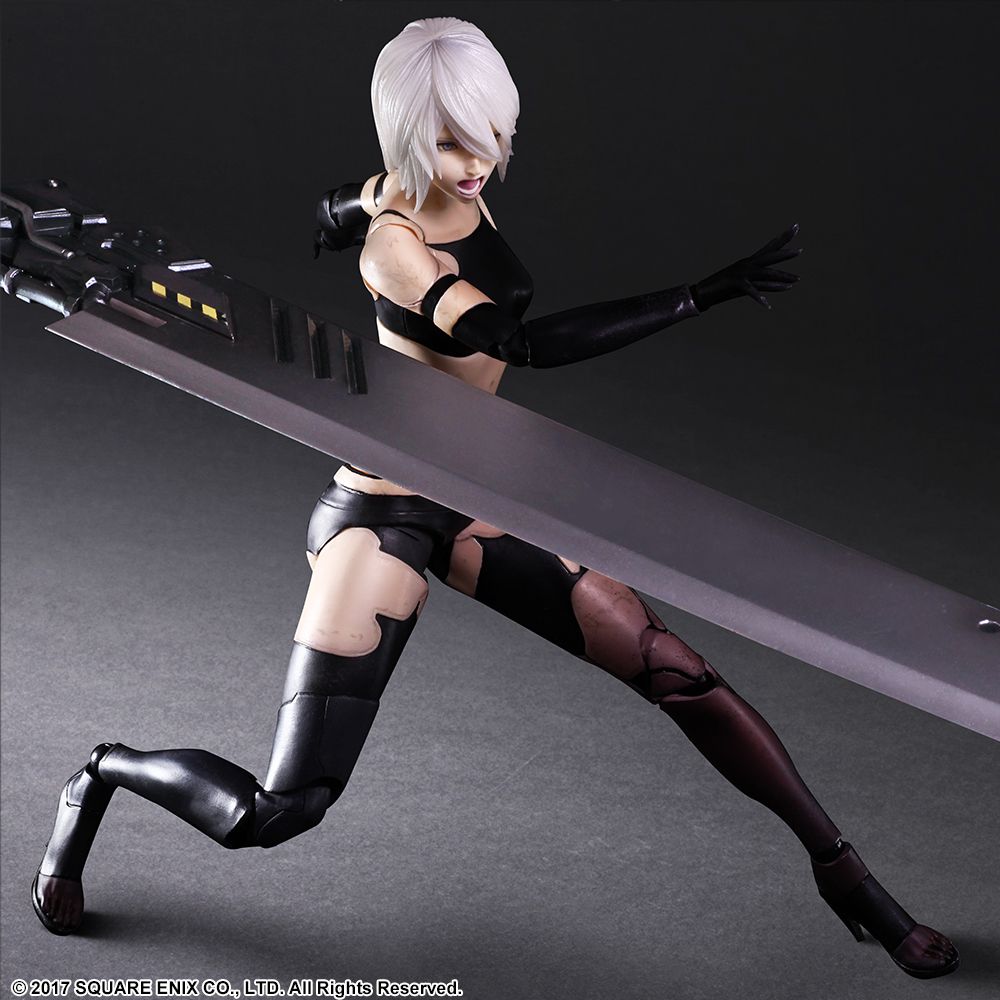NieR Automata® PLAY ARTS KAI™ Action Figure – A2 (YoRHa Type A No. 2) DELUXE Ver. - Glacier Hobbies - Square Enix