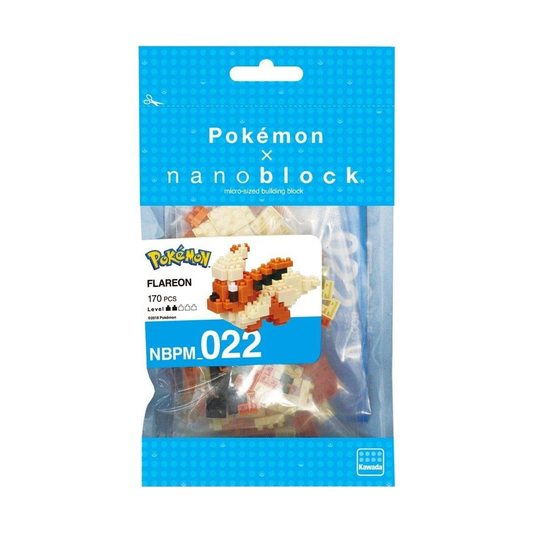 Pokemon Nanoblock Flareon - Glacier Hobbies - Nanoblock