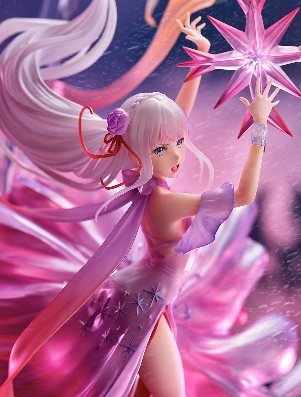 [PREORDER] Re:ZERO -Starting Life in Another World - Emilia Crystal Dress Ver. 1/7 Scale Figure - Glacier Hobbies - Estream