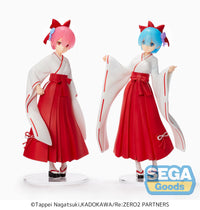 Re:ZERO -Starting Life in Another World- SPM Figure "Ram" Shrine Maiden Style - Glacier Hobbies - SEGA