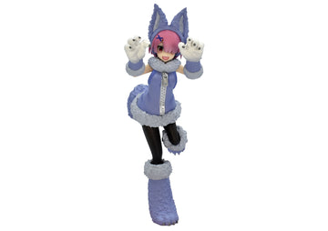 Re:Zero Starting Life in Another World SSS FIGURE - Ram - The Wolf and the Seven - Glacier Hobbies - FuRyu Corporation