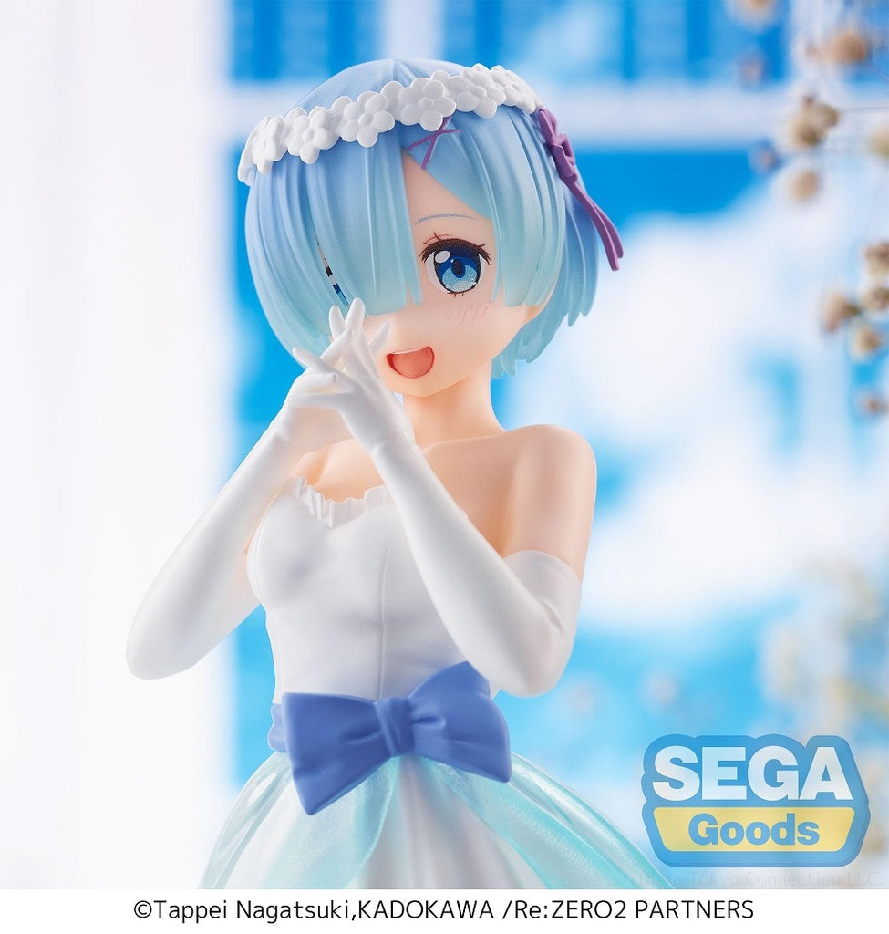 Re:ZERO -Starting Life in Another World- SPM Figure "Rem" Wedding Dress Ver. - Prize Figure - Glacier Hobbies - SEGA