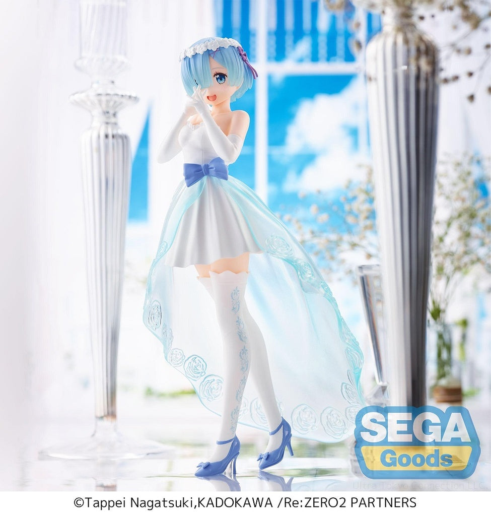Re:ZERO -Starting Life in Another World- SPM Figure "Rem" Wedding Dress Ver. - Prize Figure - Glacier Hobbies - SEGA