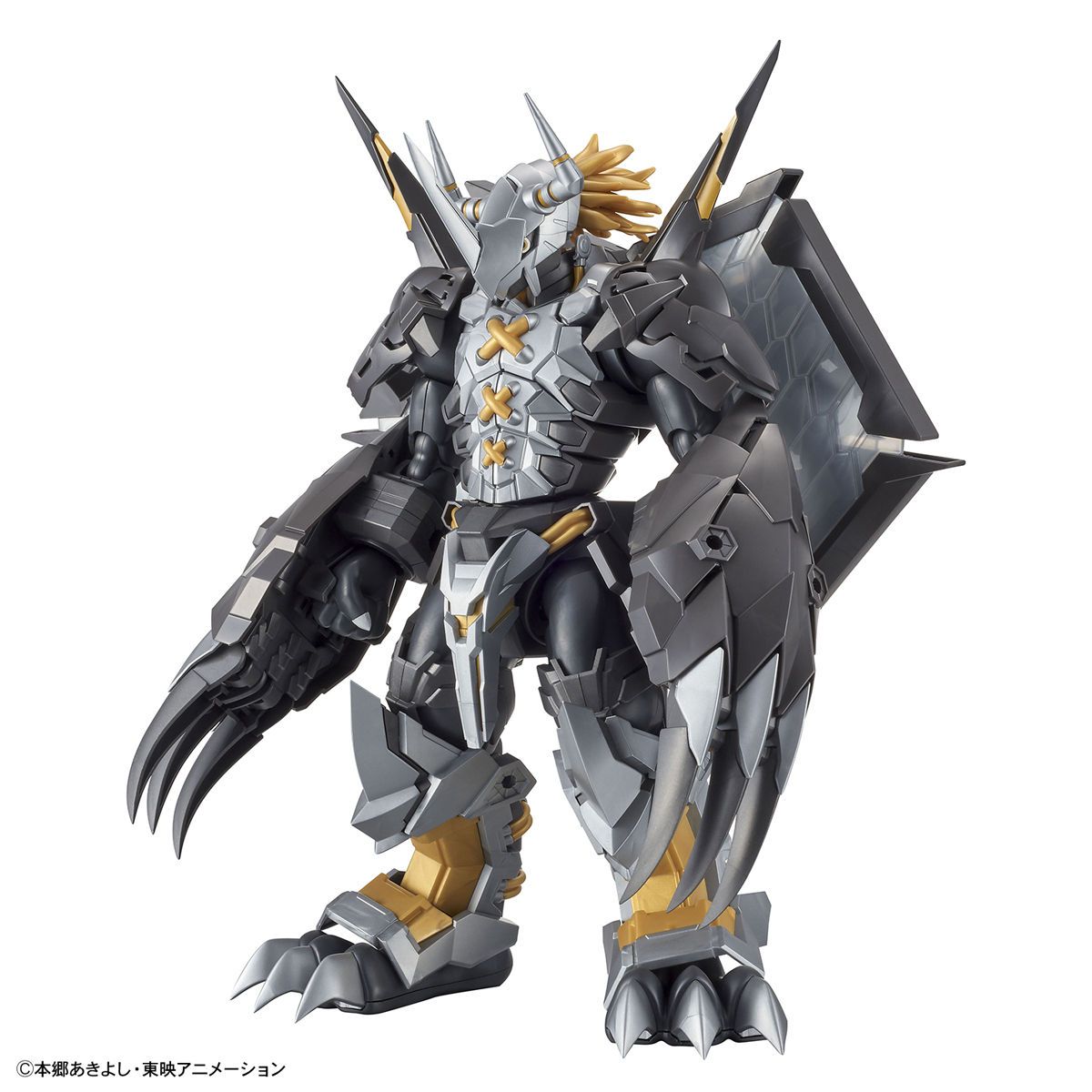 Black WarGreymon (Amplified) Figure-rise Standard - Glacier Hobbies - Bandai
