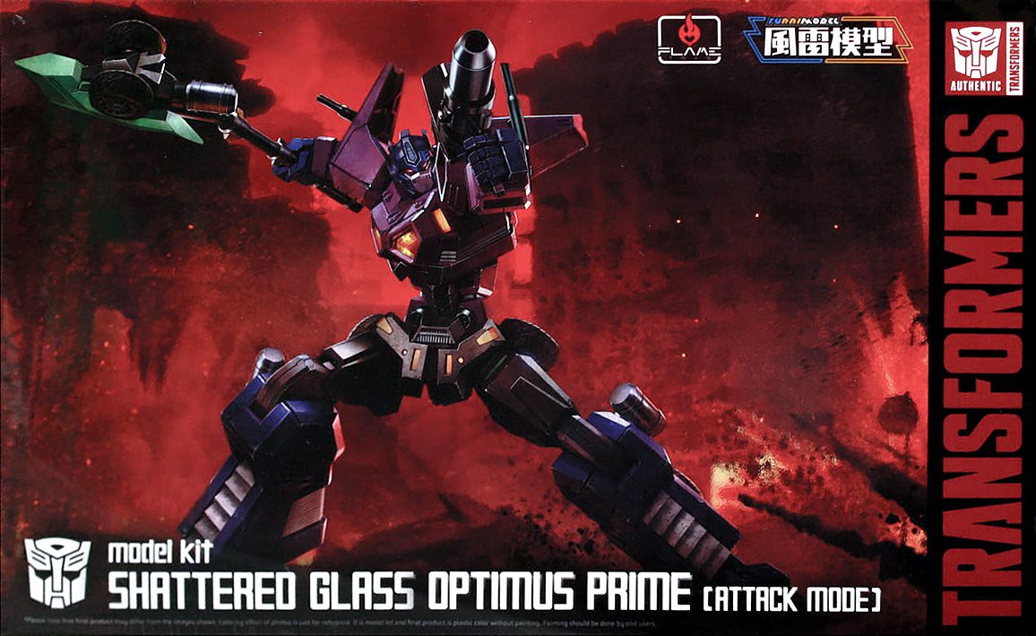 Shattered Glass Optimus Prime Furai Model - Glacier Hobbies - Flame Toys