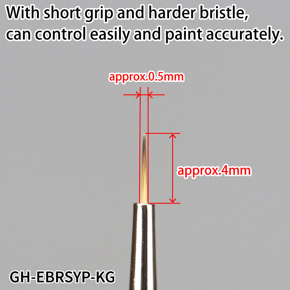 Godhand GH-EBRSYP-KG Brushwork Short Grip Sharp Point Extra Fine - Glacier Hobbies - GodHand