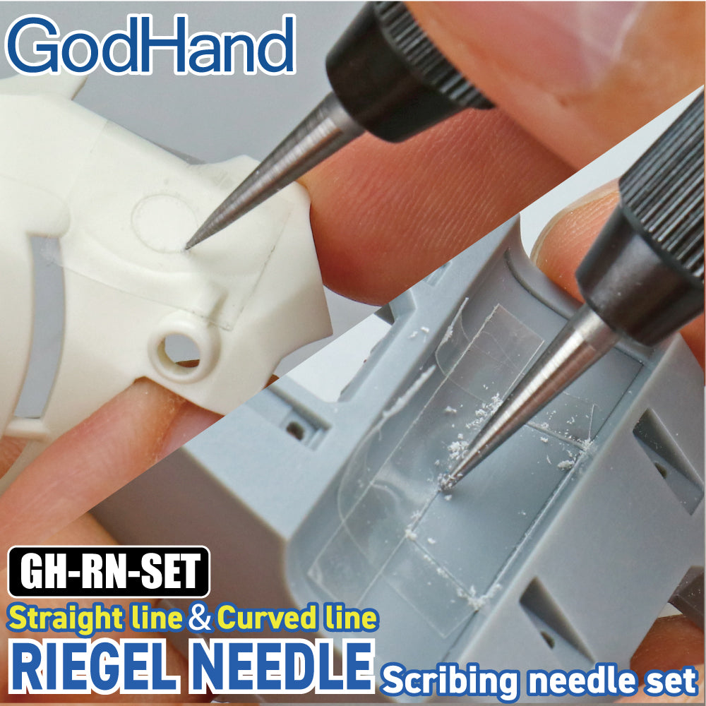 Godhand GH-RN-SET Riegel Needle - Glacier Hobbies - GodHand